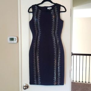 Calvin Klein dress, size 6, navy blue